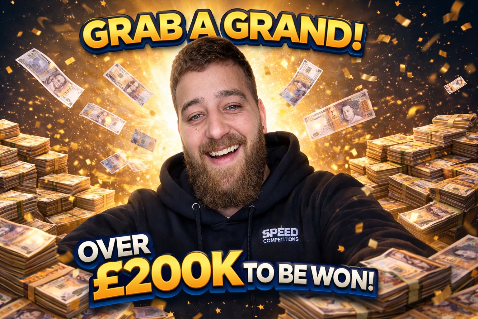 Grab a grand for 9p - Over £200k in prizes