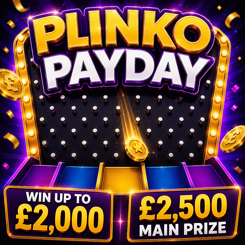 Plinko Payday - £2500 End Prize