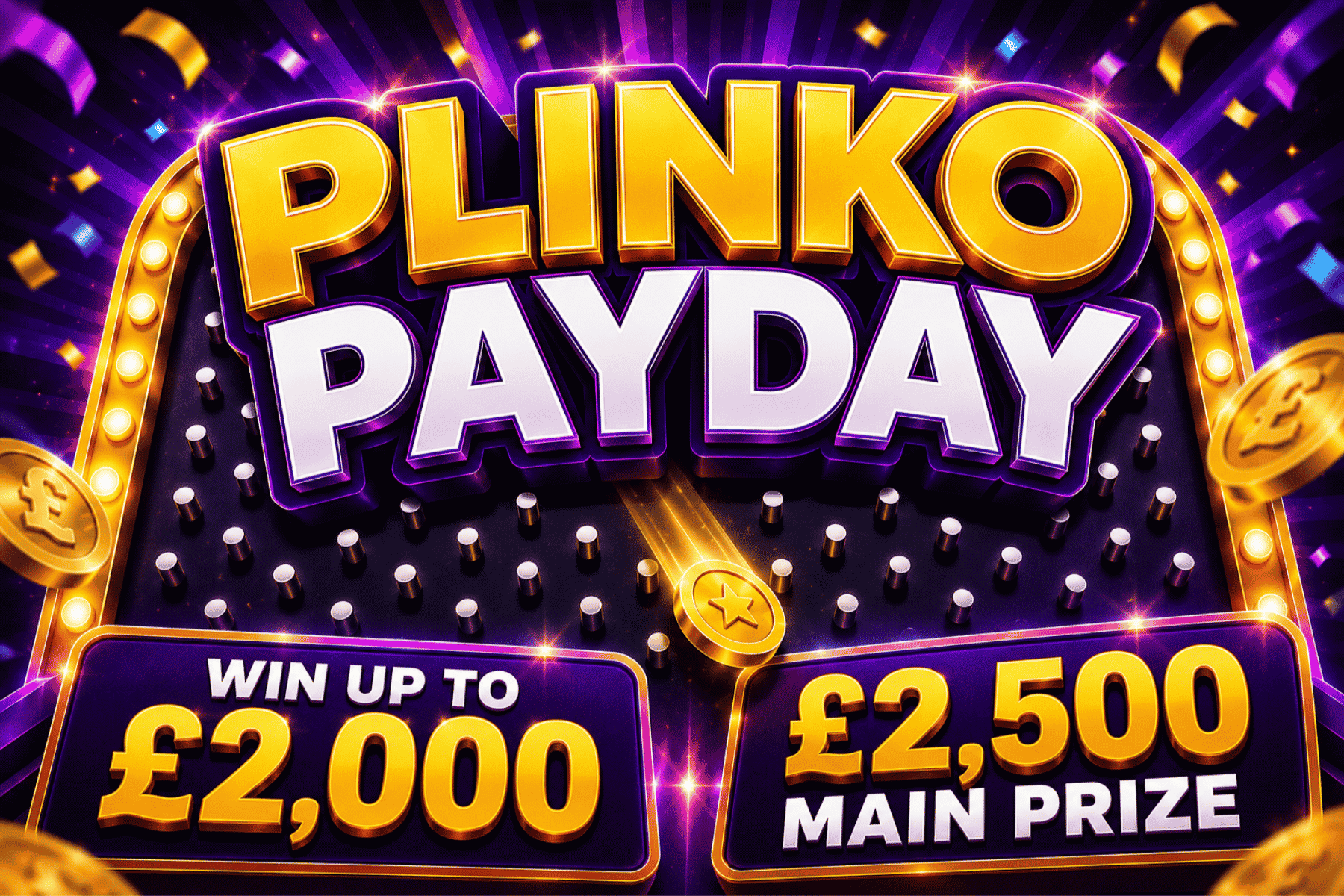 Plinko Payday - £2500 End Prize