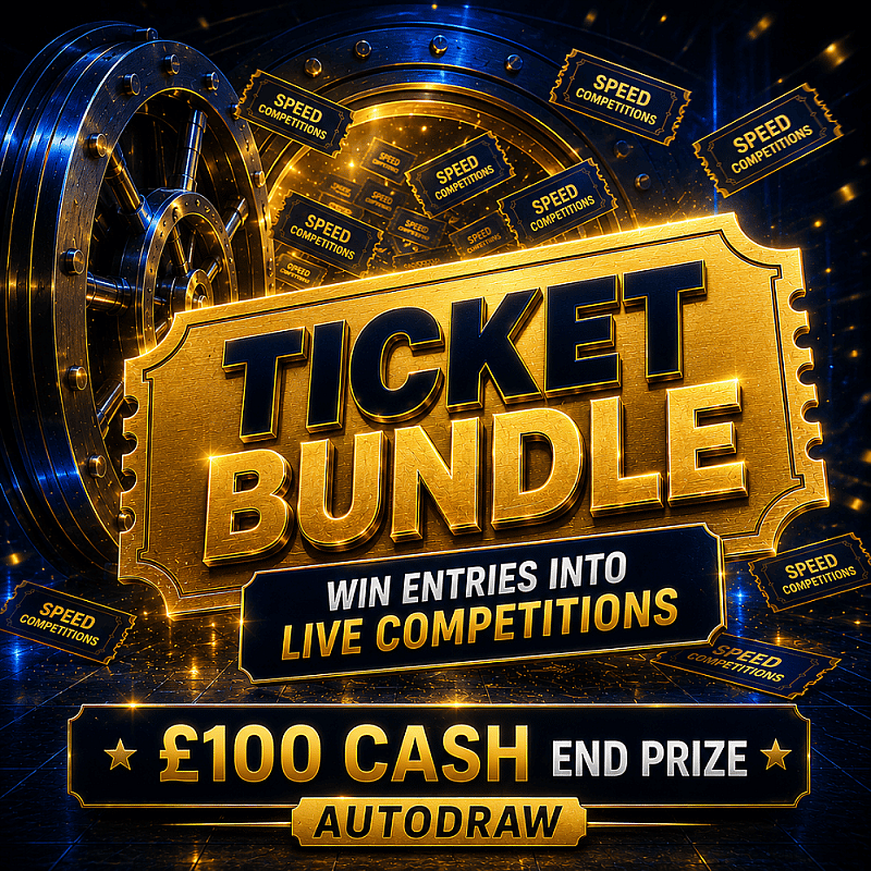 Ticket Bundles! £100 End Prize *AUTODRAW*