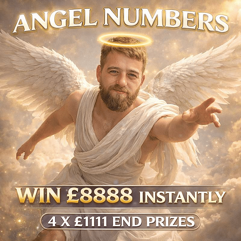 Angel Numbers - 4 X £1111 End prizes