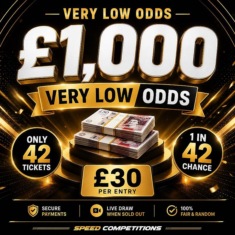 £1000 LOW ODDS