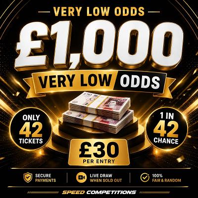£1000 LOW ODDS