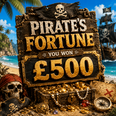 🏴‍☠️ Pirate's Fortune - £500
