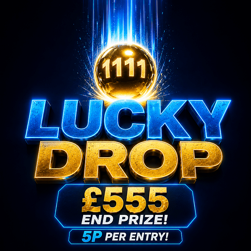 Lucky Drop - £555 End Prize