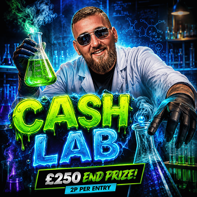 Cash Lab - £250 End Prize