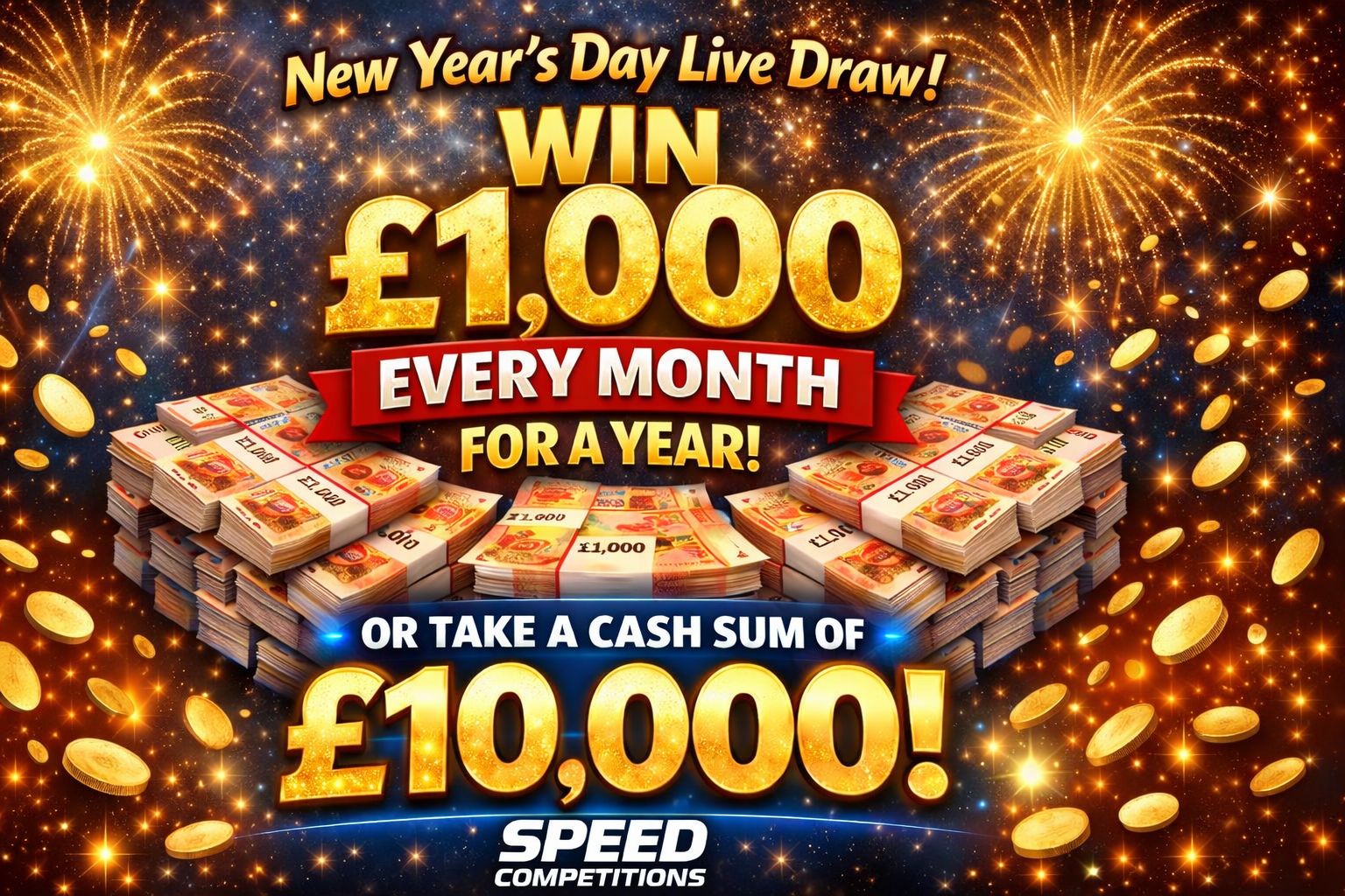 £1000 Every Month For One Year + Instants #3