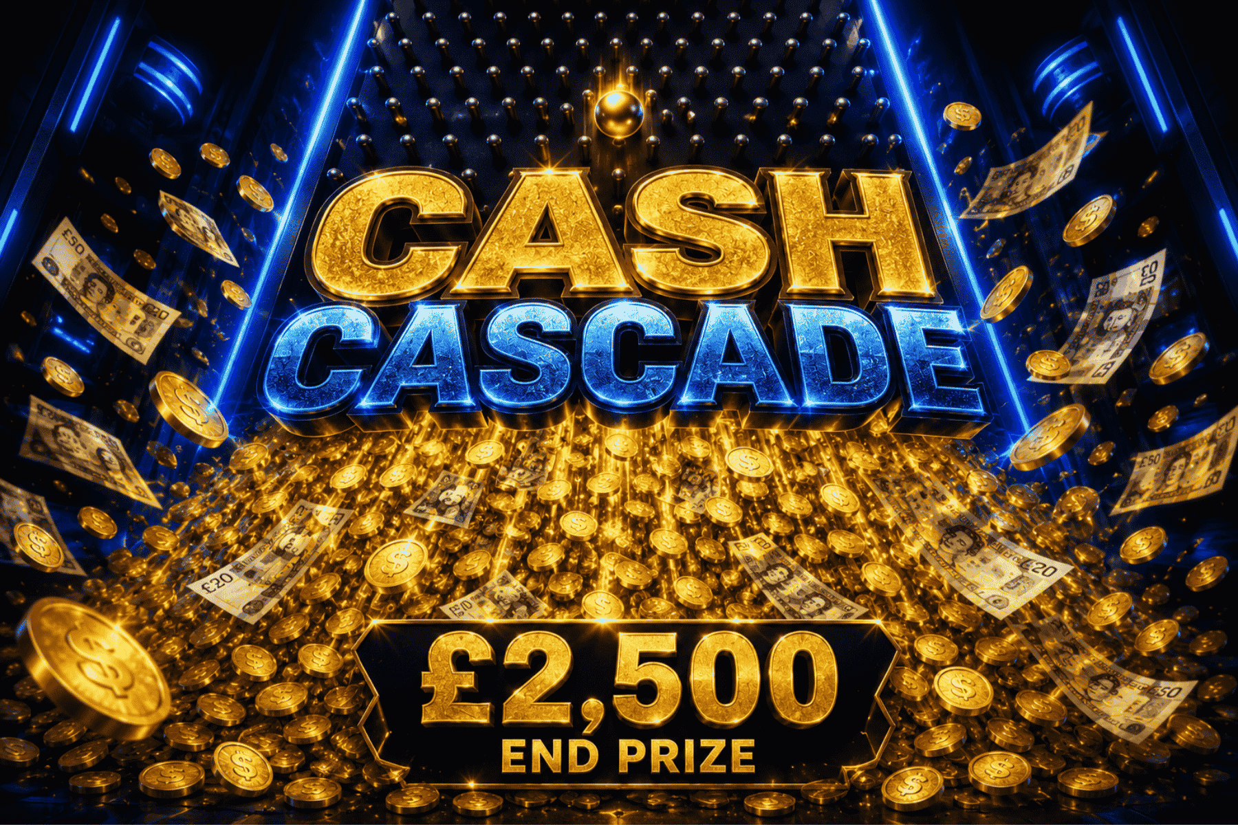 Cash Cascade - £2500 End Prize #2