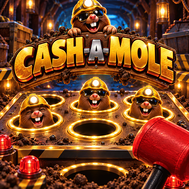 Cash-A-Mole - £2500 End Prize
