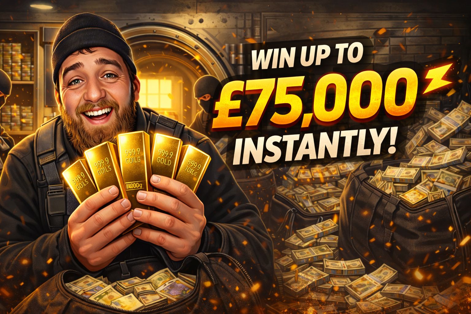 Bank Heist 10 X £5,000 Main Winners #2