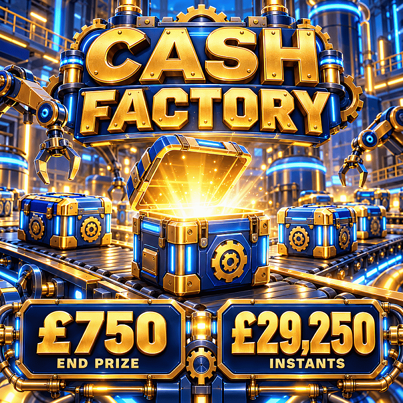 Cash Factory - £750 End Prize