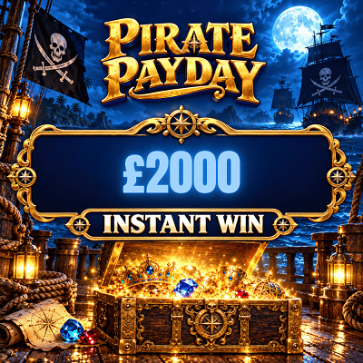 🏴‍☠️ Captain’s Jackpot - £2000