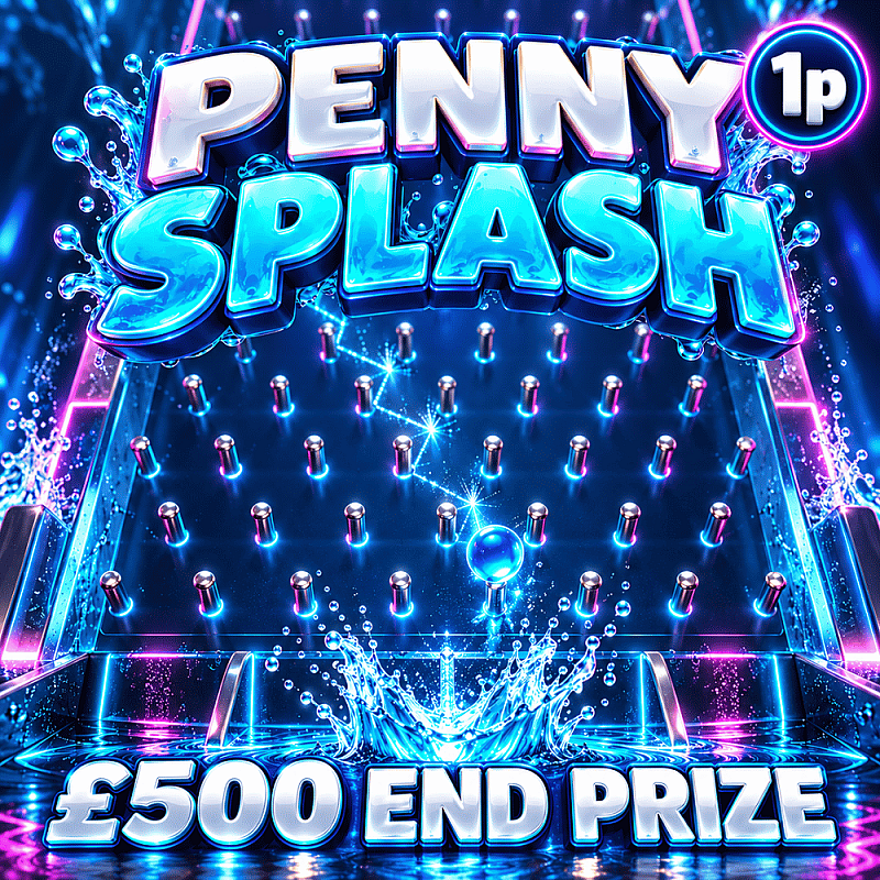 Penny Splash - £500 End Prize